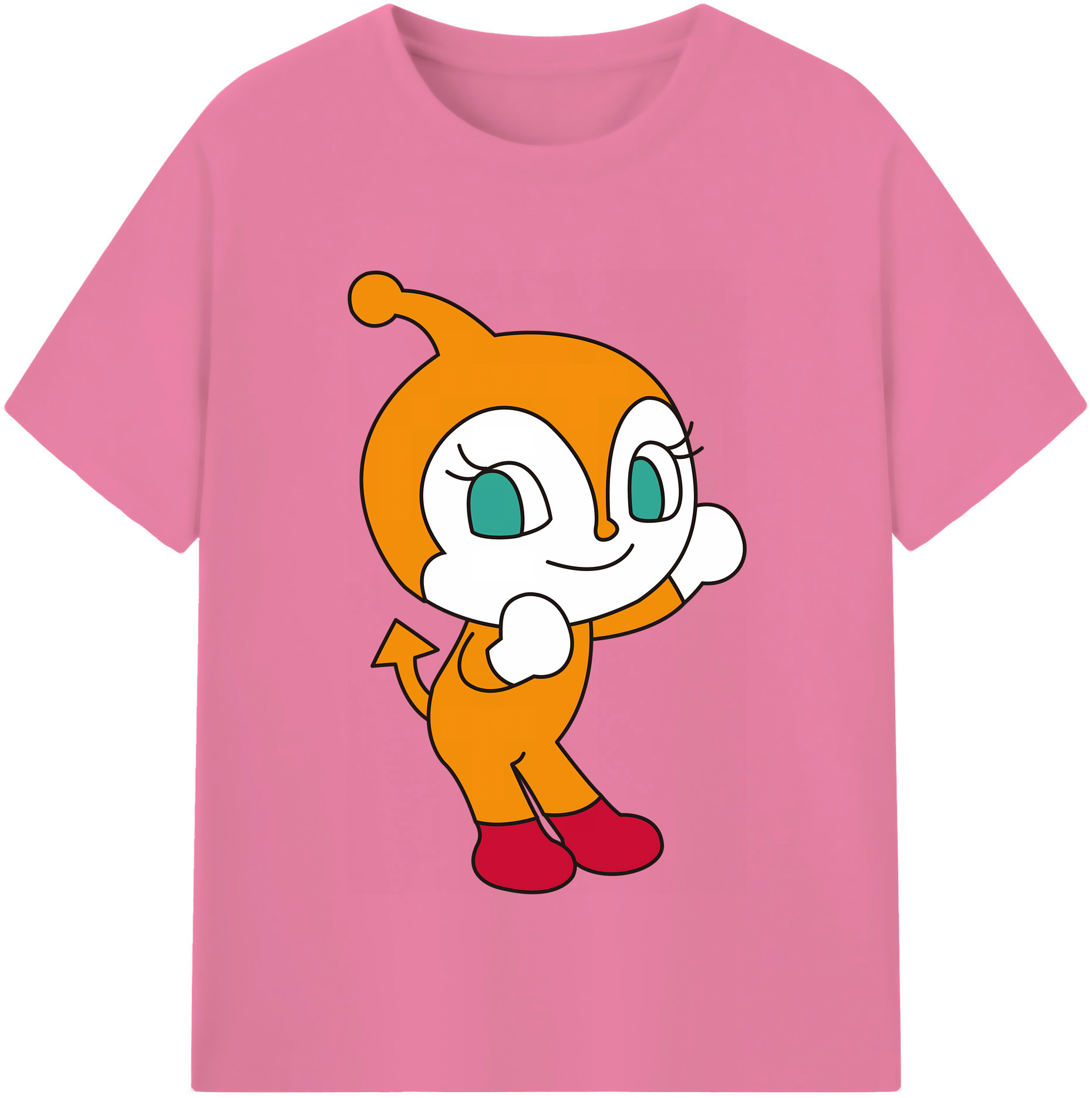 （画像用） アンパンマン Anpanman 綿100％半袖Tシャツ（フロントプリント）